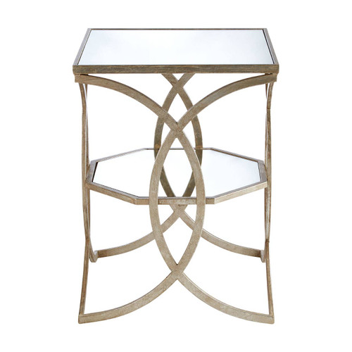 Zariah Cross Design Side Table