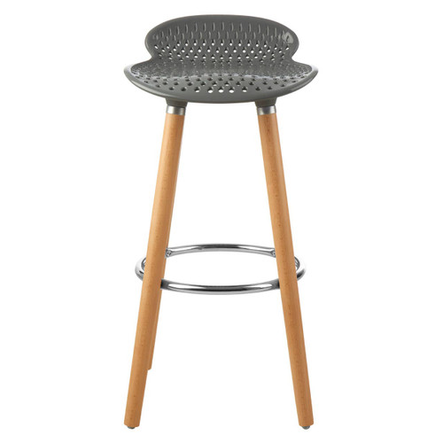 Stockholm Grey PP Seat Bar Stool