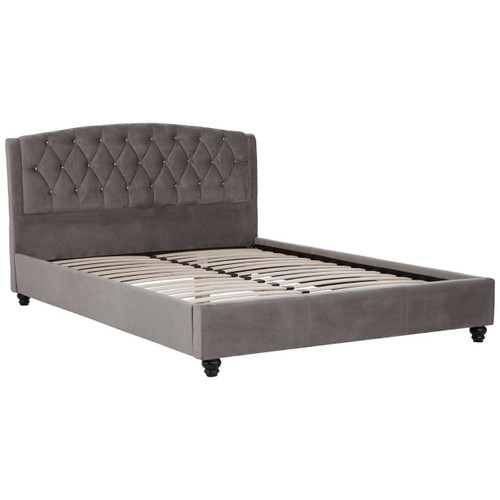 Josephine Velvet Kingsize Bed