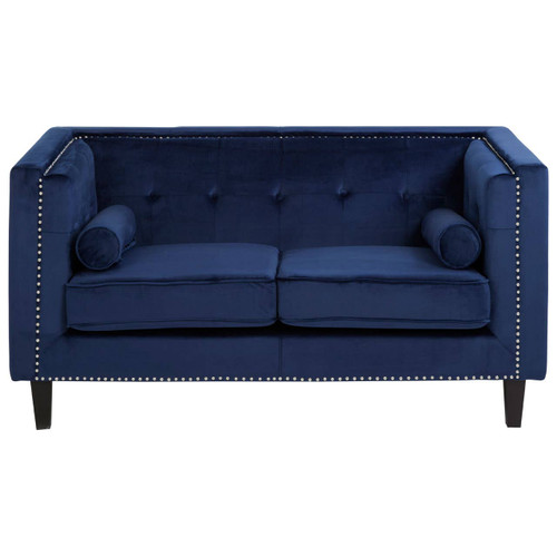 Felisa 2 Seat Midnight Velvet Sofa