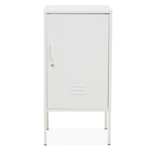 Academy One Door White Cabinet