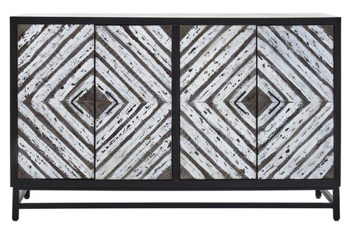 Lombok Four Door internal shelf storage Sideboard
