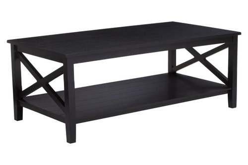 Heritage Black Wood Coffee Table