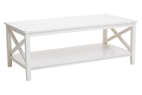 Heritage White Rectangular Coffee Table