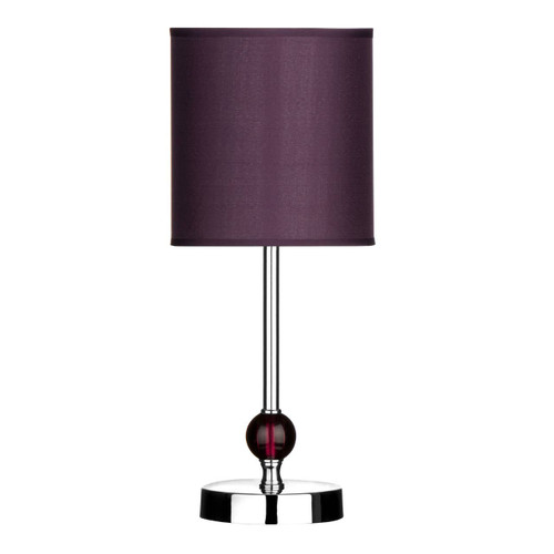 Purple Acrylic Ball Table Lamp