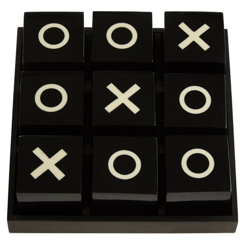 Churchill Small Black Noughts and Crosses Game