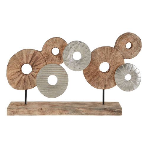 Elementi 7 Disc Wooden Sculpture