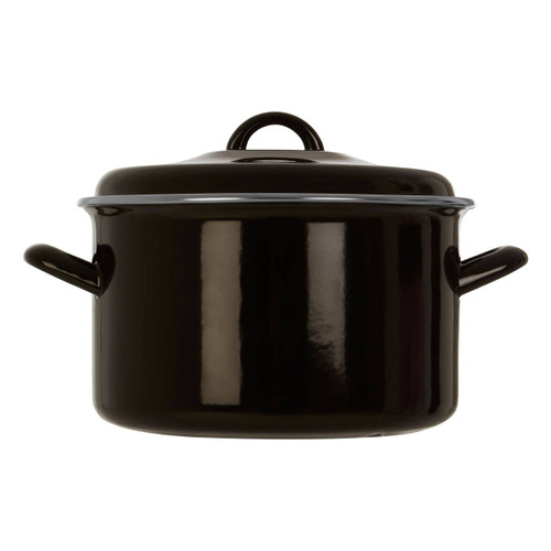Porter Large Black Casserole Dish
