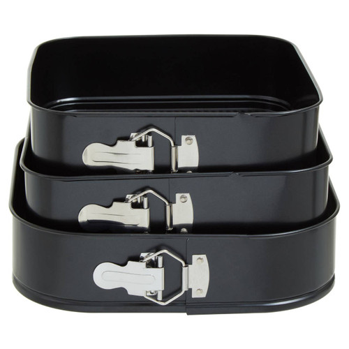 From Scratch Set of Three Non Stick Square Cake Tins