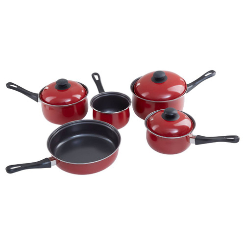 5pc Red Belly Pan Set