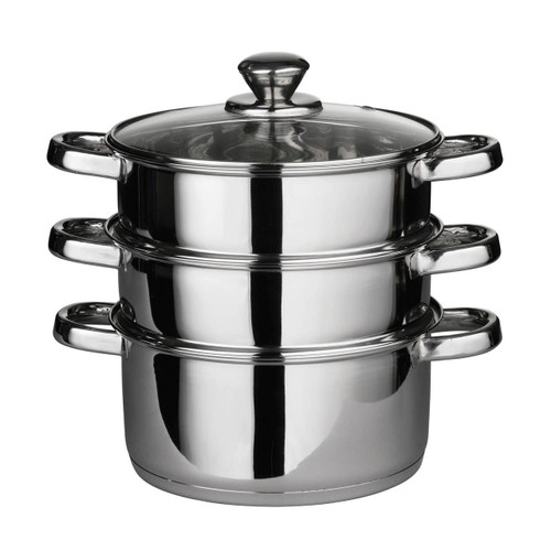 Stainless Steel Steamer with 6 Handles