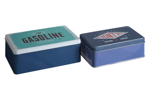 Paice Set of 2 Hot Rod Storage Tins