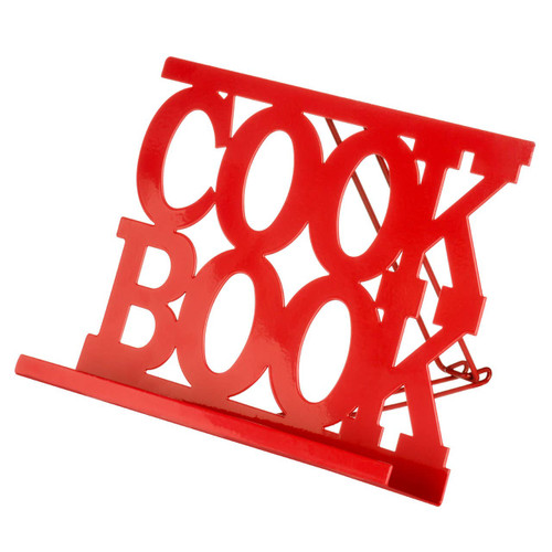 Red Enamel Cook Book Stand
