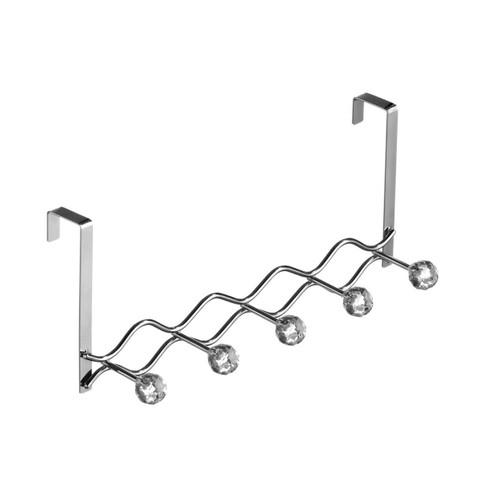 Over Door Clear Diamantes 5 Hook Hanger