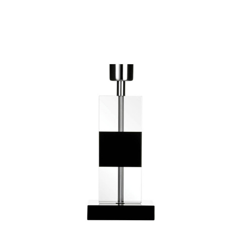 Black Crystal Lamp Base