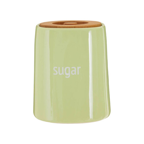 Fletcher Green Ceramic Sugar Canister