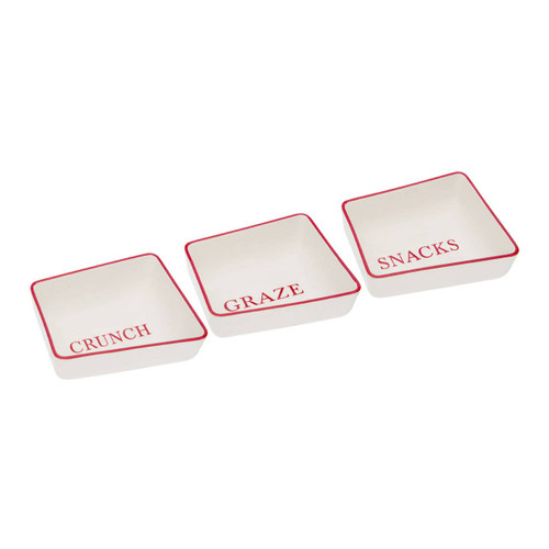 Hollywood Snack Dishes - Set of 3