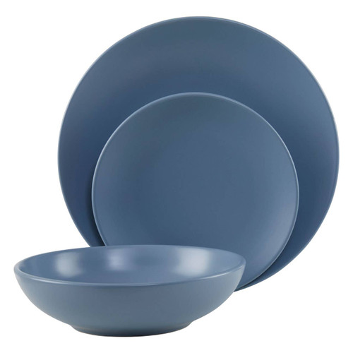 12pc Blue Dinner Set