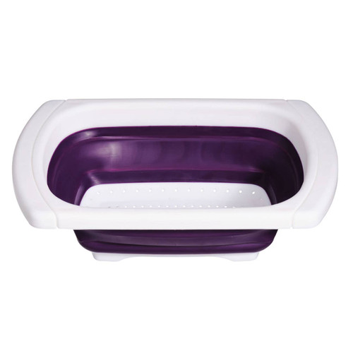 Zing Purple TPR Over Sink Colander