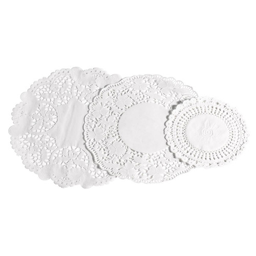 Doilies 30pcs White Paper