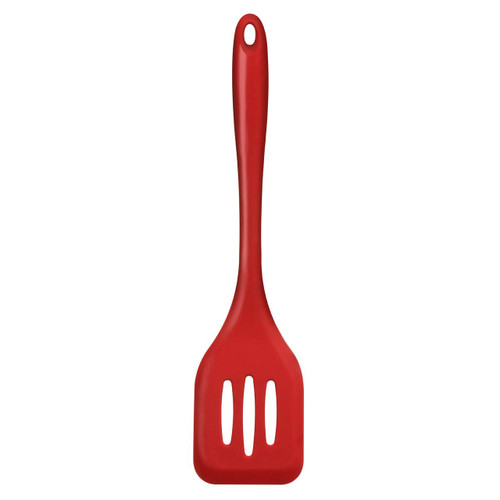 Zing Red Silicone Slotted Turner