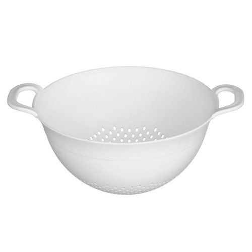 Large White Plastic Colander