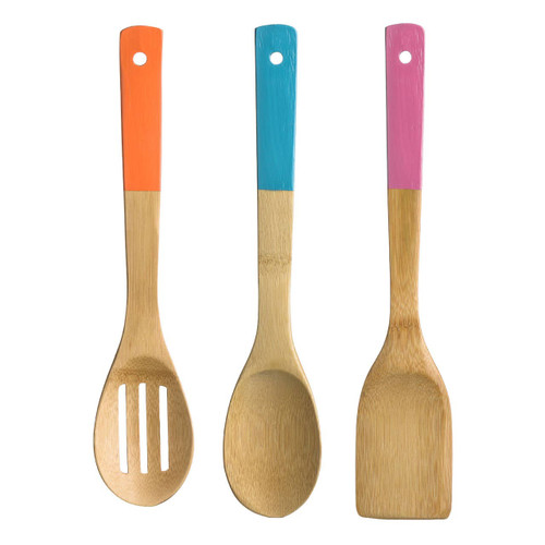 3pc Bamboo Kitchen Utensil Set