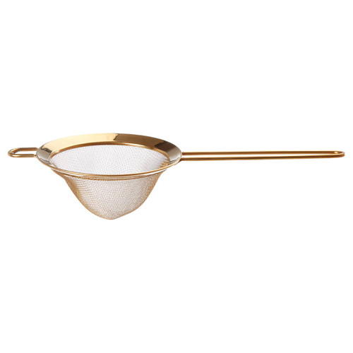 Alchemist Gold Finish Pointed Mesh Sieve