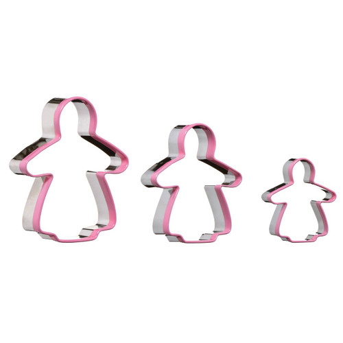 Gingerbread Lady 3pc Cutter Set