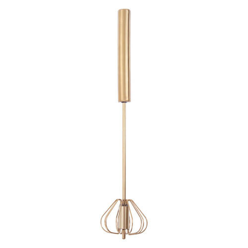 Press and Spin Light Gold Whisk - 30cm