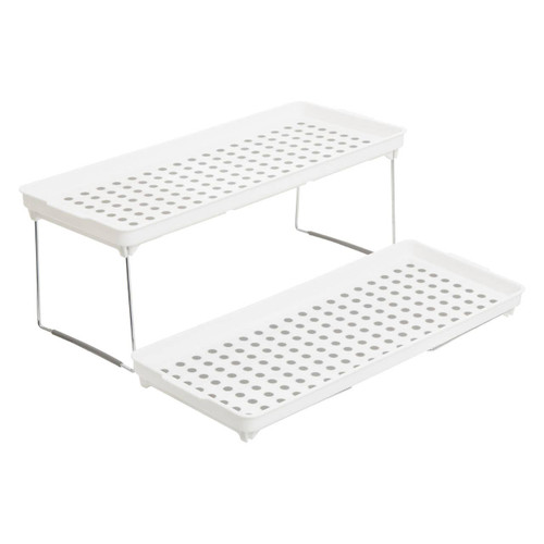 Romm White and Grey Cabinet Racks