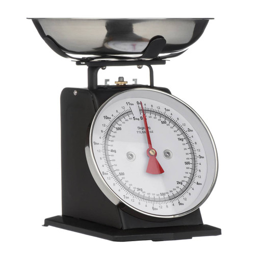 Matt Black Standing Kitchen Scale Matt - 5kg