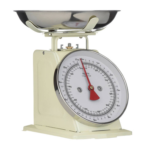 Cream Standing Kitchen Scale - 5kg