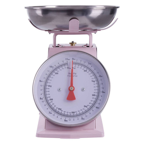 5kg Pink Retro Kitchen Scale