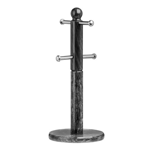 Black Marble 4 Cup Mug Tree