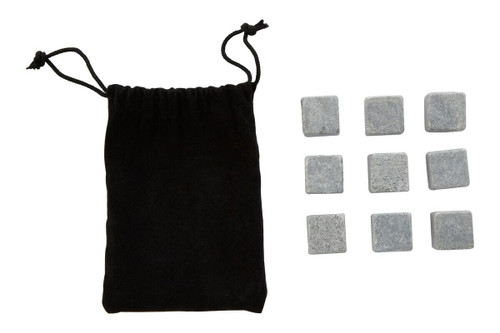 WILSON Set Of 9 Granite Ice Rocks