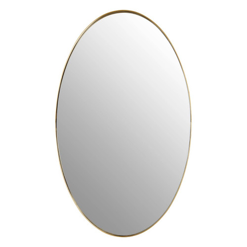 Cora Gold Finish Oval Wall Mirror