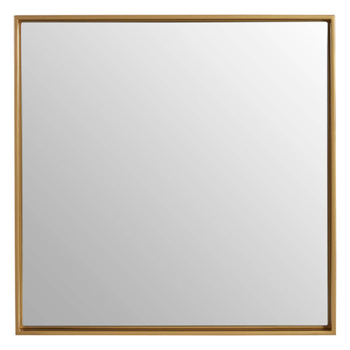 Ando Medium Square Gold Finish Wall Mirror