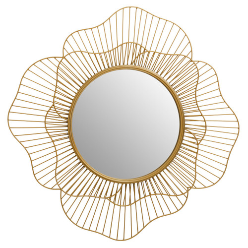 Matera Gold Flower Wall Mirror Matera Gold Flower Wall Mirror