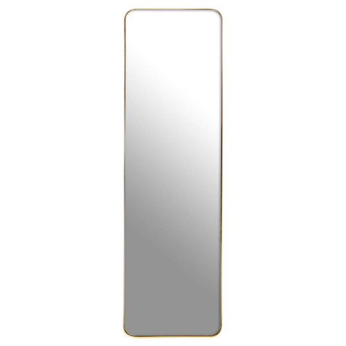 Cindy Gold Finish Rectangular Wall Mirror
