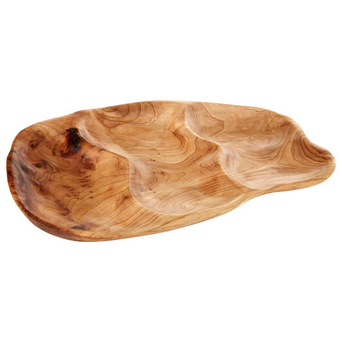 Kora 3 Compartments Serving Tray