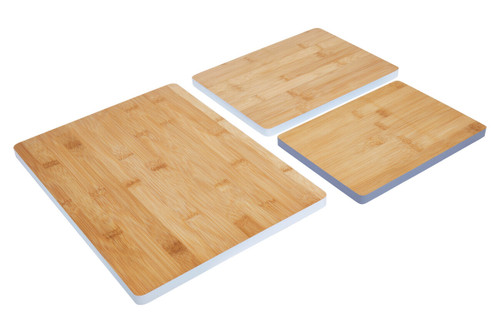 Aleki Set Of Three Bamboo Chopping and Serving Boards