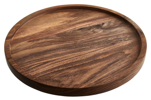 Rosi Large Round Sheesham Wood Tray