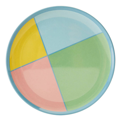Mimo Set of 4 Melamine Dinner Plates