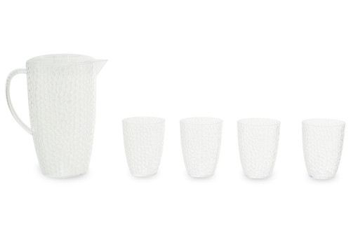 Romm 2.2L Plastic Pitcher With 4 Cups