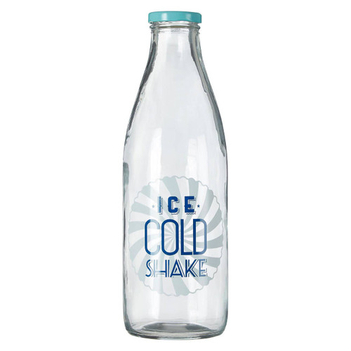 Glass Bottle with Metal Lid