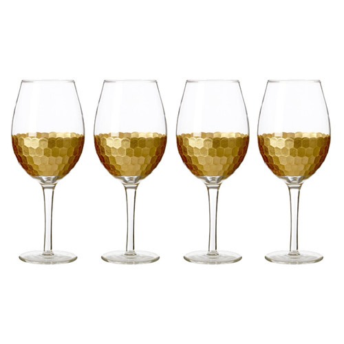 Set Of Four Astrid Large Wine Glasses