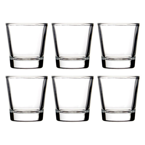 Euri Clear Shot Set Of 6 Glasses 50ml