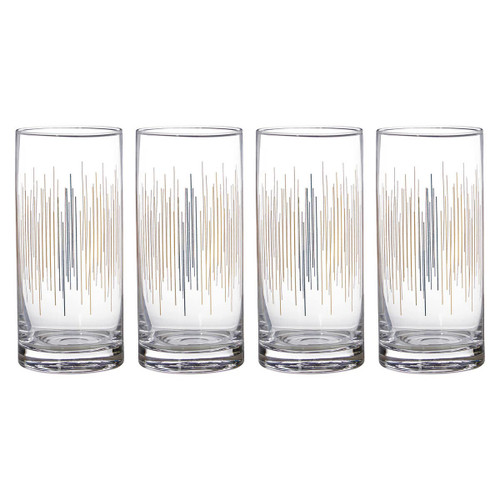 Jazz Highball Glasses Set of 4