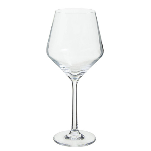 Ada Set of 4 Crystal Burgundy Glasses